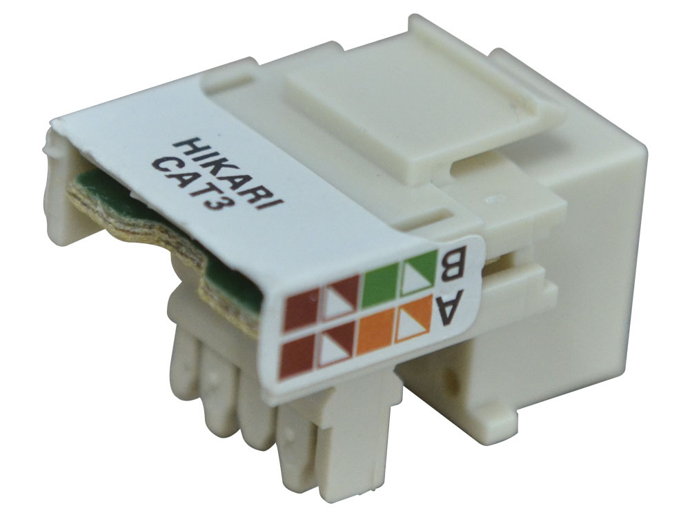 Imagem Conector Fmea RJ11 CAT3 6x4