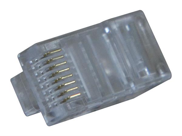 Imagem Conector Modular Plug 8x8 CAT 5e