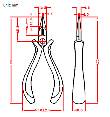 Imagem Alicate Srie 500 HK-501 - Bico Reto