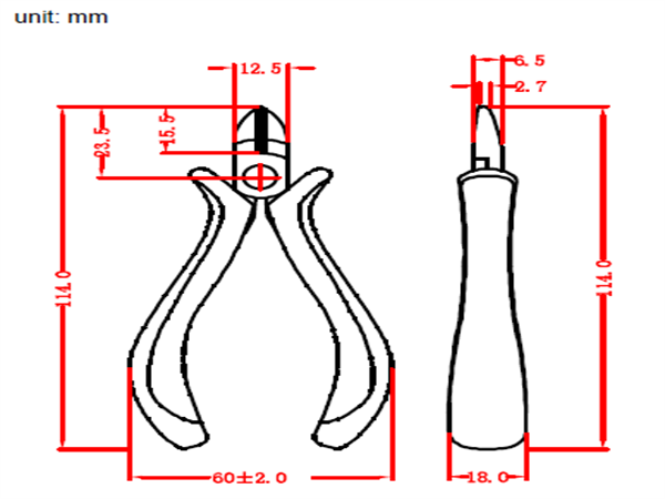 Imagem Alicate Srie 500 HK-504 - Corte Diagonal